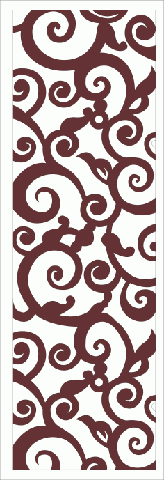 Laser Cut Window Jali Circular Design Free DXF File
