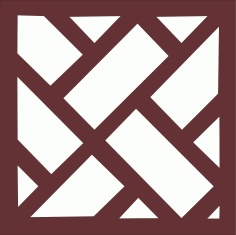 Laser Cut Window Jali Design Free DXF File