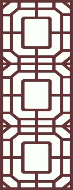 Laser Cut Window Jali Round Pattern Free DXF File