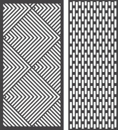 Laser Cut Window Lattice Simple Bulkhead Design Free DXF File