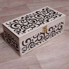 Laser Cut Wood Jewelry Box Free Vector File