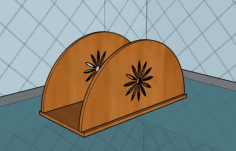 Laser Cut Wood Napkin Holder Tissue Paper Organizer Free Vector File