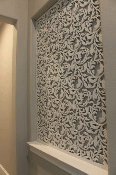 Laser Cut Wood Panel Pattern Free DXF File