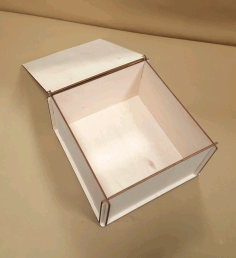 Laser Cut Wood Storage Box With Lid Free Vector File