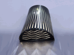 Laser Cut Wood Wall Light Wooden Sconce Lamp Free DXF File