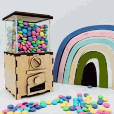 Laser Cut Wooden Candy Box Acrylic Box Free Vector File