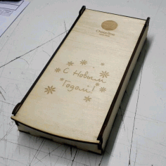 Laser Cut Wooden Chocolate Box Free Vector File