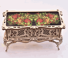 Laser Cut Wooden Decorative Box Free Vector File