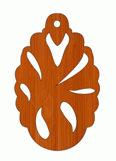 Laser Cut Wooden Decorative Locket Free Vector File