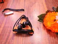 Laser Cut Wooden Earphone Holder Free DXF File