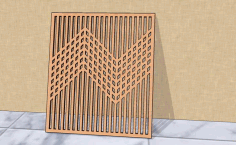 Laser Cut Wooden Grill Design Free DXF File