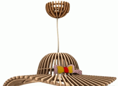 Laser Cut Wooden Head Lamp Free Vector File
