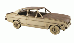 Laser Cut Wooden Holden Torana Car 3d Puzzle Free Vector File