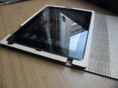 Laser Cut Wooden Ipad Case Free DXF File