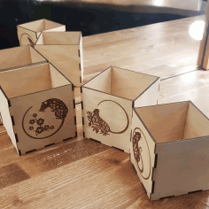 Laser Cut Wooden Mouse Engraved Boxes Free Vector File