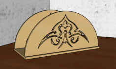 Laser Cut Wooden Napkin Holder For Dining Table Napkin Stand Tissue Paper Holder Free Vector File