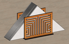 Laser Cut Wooden Napkin Holder Tissue Tray Tissue Paper Holder Serviette Holder Free DXF File, Free Vectors File