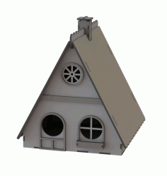 Laser Cut Wooden Nest Box Birds House Birds Shelter Free Vector File