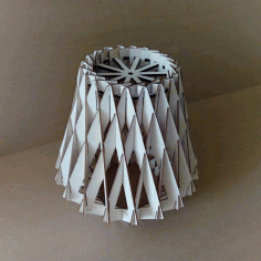 Laser Cut Wooden Pendant Light Free DXF File
