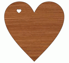 Laser Cut Wooden Personalized Custom Name Tag Free Vector File