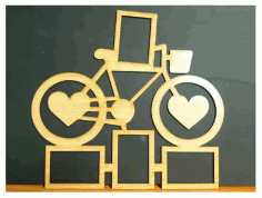 Laser Cut Wooden Photo Frame Wooden Family Frame Free Vector File