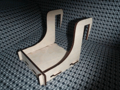 Laser Cut Wooden Shelf Bed Hanger Free DXF File