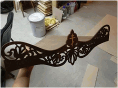 Laser Cut Wooden Shelf Layout Free Vector File