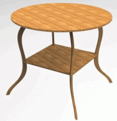 Laser Cut Wooden Stool Free DXF File