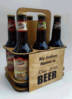 Laser Cut Wooden Storage Bottles Free DXF File