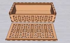 Laser Cut Wooden Unique Box With Lid Decorative Jewelry Box Free Vector File