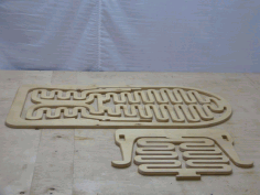 Laser Cutting Folding Chair Model Free DXF File