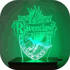 Laser Engraving 3d Acrylic Led Lamp Free Vector File