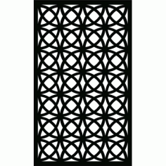 Laser Plasma Router Fiber Grille d17 Free DXF File