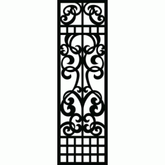Laser Plasma Router Grille Pattern d14 Free DXF File