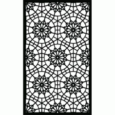 Laser Plasma Router Grille Pattern Design d16 Free DXF File