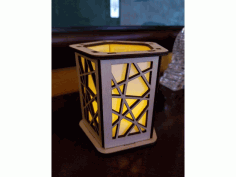 Lasercut Lantern Lamp Free DXF File
