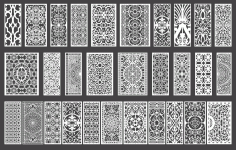 Lasercut Ornament Set 3 Free Vector File