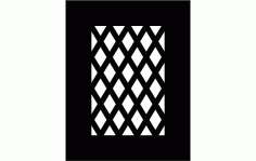 Lattice Card Free DXF File