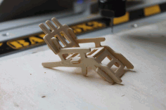 Lawnchair Assembly Free DXF File