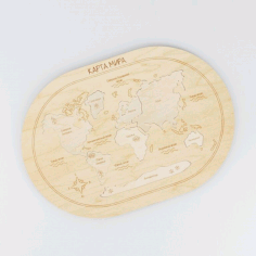 Layout Map Puzzle For Laser Cut Free Vector File