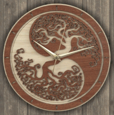 Layout Of Decorative Clock Free Vector File