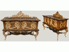 Layout Of Jewelry Box 3mm For Laser Cut Free Vector File