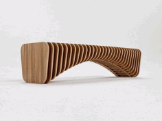 Layout Parametric Bench For Laser Cut Free Vector File