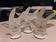 Layouts By March 8 For Laser Cut Free Vector File