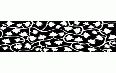 Leaf Pattern Free DXF File