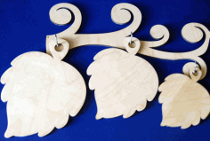 Leaf Shape Chopping Boards Plywood Laser Cut Free Vector File
