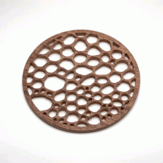 Leaf Trivet Cut For Laser Cut Free DXF File