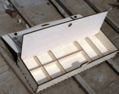 Leash Box Two Compartments For Laser Cut Free DXF File