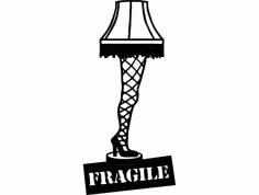 Leg Lamp Free DXF File