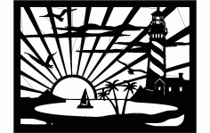 Lighthouse Free DXF File